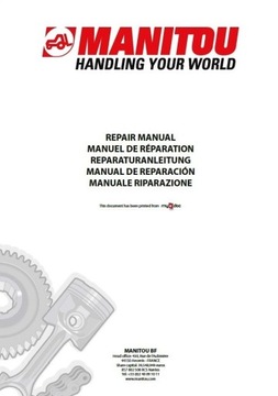 Manitou Service Manuals and Parts