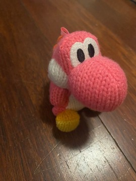 ORG FIGURKA AMIIBO YOSHI WOOLLY WORLD różowa