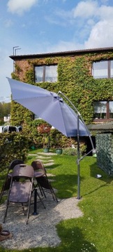 Parasol ogrodowy -części poszycie  6 ramion 3 m