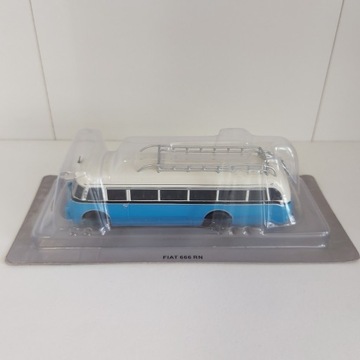 Metalowy model FIAT 666 RN Kultowe Autobusy PRL