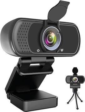 Webcam HD 1080P kamera komputerowa + statyw