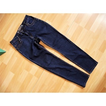 LEMMI spodnie jeans stretch dżinsy 164 lat 14