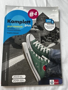 Książka Komplett plus 4 do języka niemieckiego dla technikum/liceum