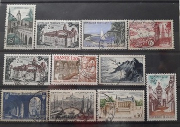 znaczki pocztowe Francja turystyka