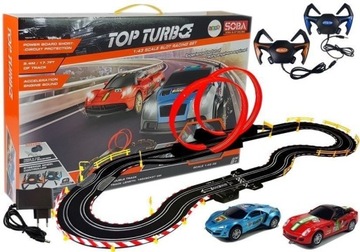 Tor Wyścigowy 1:43 2 Autka Kontrolery Top Turbo