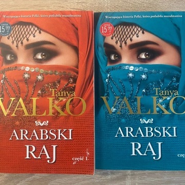 Książki Tanya Valko "Arabski Raj" część 1 i 2