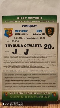 Odra Wodzisław - GKS Katowice 2004