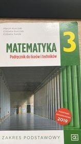 Matematyka  3 zakres podstawowy 