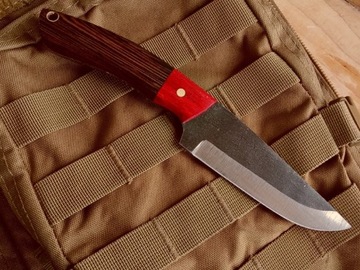 Bushcraft Padouk - Wenge Nóż Ręcznie Robiony