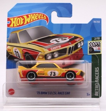 73 BMW 3.0 CSL Race Car Hot Wheels 1:64