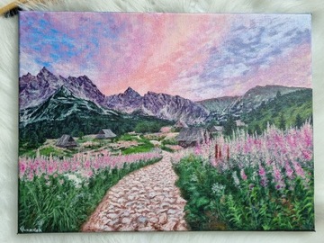 Obraz akrylowy Hala Gąsienicowa Tatry 30x40cm