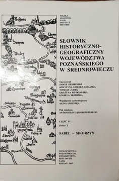 Słownik historyczno-geograficzny woj. poznańskiego