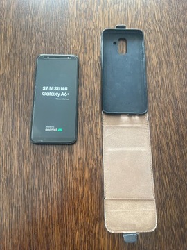 Samsung Galaxy A6+ zadbany + kabura + PUDEŁKO