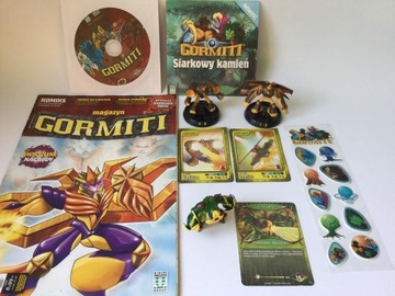 Gormiti i Xenox - figurki + płyty VCD + dodatki