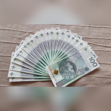 Banknoty 100zł 