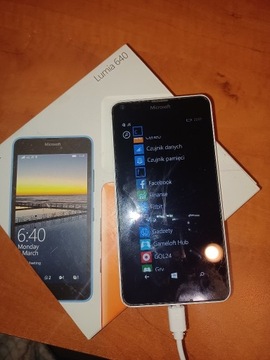 Nokia lumia 640 dziala