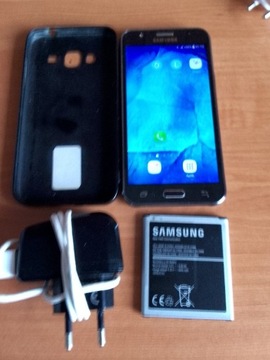 Samsung Galaxy J5 czarny + plecki + druga baterja