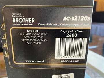 Toner Accura AC-B2120B do Brother czarny (black)
