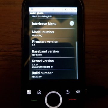 Smartfon Motorola i1