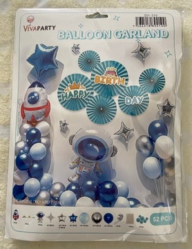 Girlanda balonowa 52 elementy