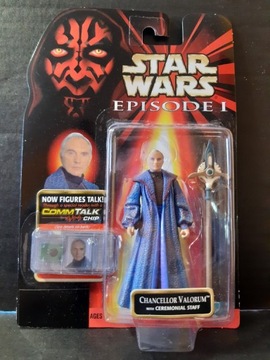 Vintaga 1999 Hasbro Star Wars Chancellor Valorum