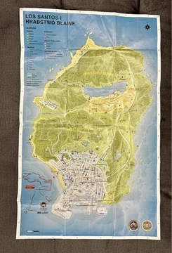 Mapa GTA V Los Santos i Hrabstwo Blaine