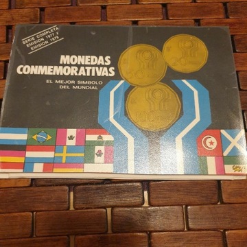 Monety z MŚ w piłce  nożnej w 1978 w Argentynie 