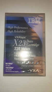 Taśma IBM X23 230 METERS 160/320GB VXA