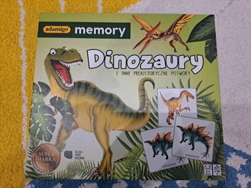 gra pamięciowa Memory Dinozaury