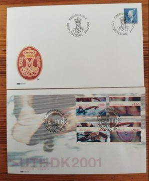Niemcy FDC 2000 2001