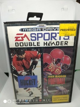 EA Hockey i John Madden 2 gry na SEGA MEGA DRIVE