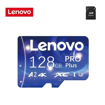 Oryginalna Karta MicroSD Lenovo 128 GB + Adapter 