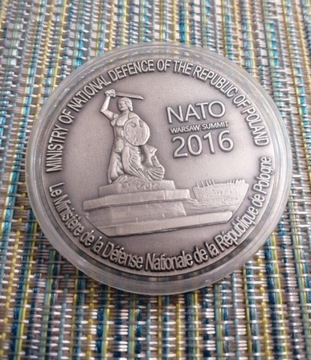 medal pamiątkowy MON RP - NATO Warsaw Summit