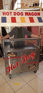 Hot-dog wagon szuflada chłodnicza i 2ga grzejąca 