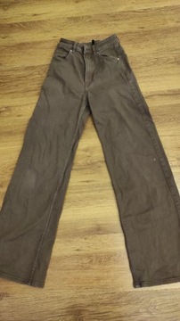Szerokie jeansy r34 H&M