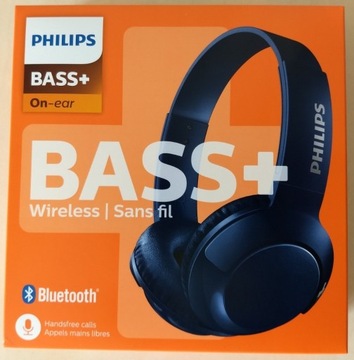 słuchawki bluetooth philips bass+ Supra-aural BDB