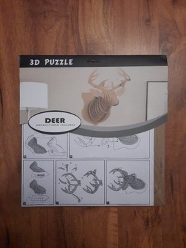 Puzzle 3D Jeleń Diy Puzzle Series