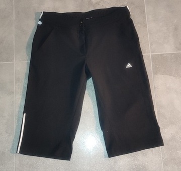 Spodenki Adidas r. 12 / L czarne pas 84 cm