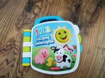 Książeczka Fisher Price liczymy zwierzątka 