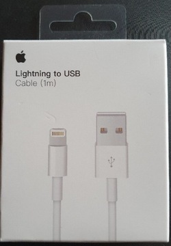 Kabel USB Lightning biały 1m iphone 6 7 8 10 X 11