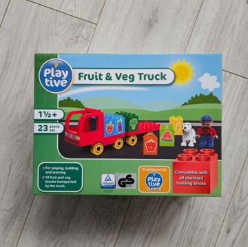 Ciężarówka z owocami i warzywami