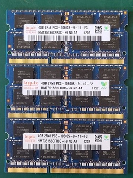 Pamięć RAM Hynix PC3 DDR3 1333 2x4GB 8GB 10600