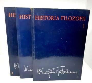 Historia filozofii W. Tatarkiewicz Tom I-III