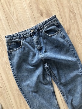 Spodnie damskie jeansy mom high weist L XL 40 42