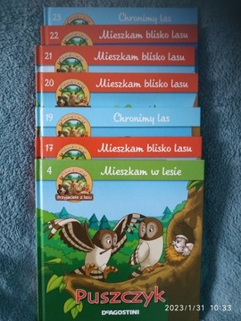7 książek dla dzieci z serii  Przyjaciele z lasu.