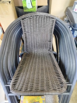 Krzesło ogrodowe techno rattan