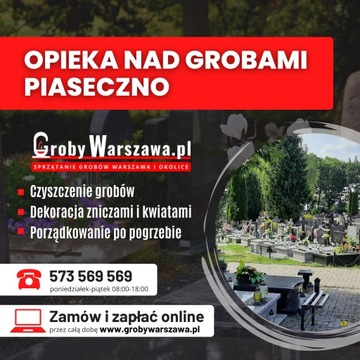 Opieka nad grobami Piaseczno, sprzątanie grobów