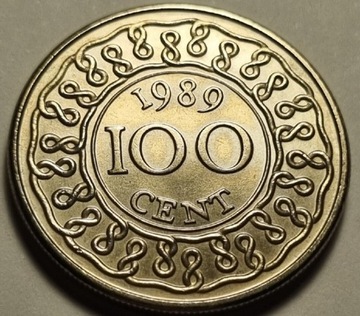 100 Centów 1989 Surinam - UNC