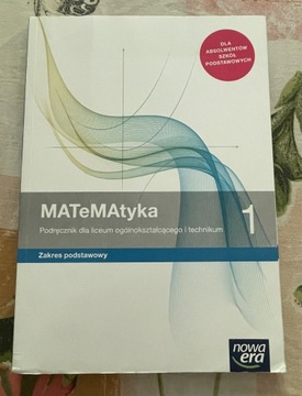 MATEMATYKA 1 PODRĘCZNIK ZAKRES PODSTAWOWY LO