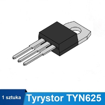 TYN625 Tyrystor 600V 16A 25A 40mA TO220AB